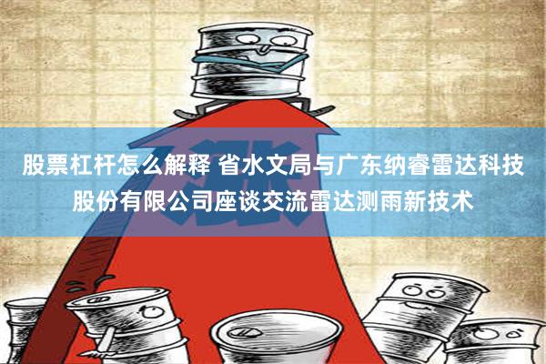 股票杠杆怎么解释 省水文局与广东纳睿雷达科技股份有限公司座谈交流雷达测雨新技术